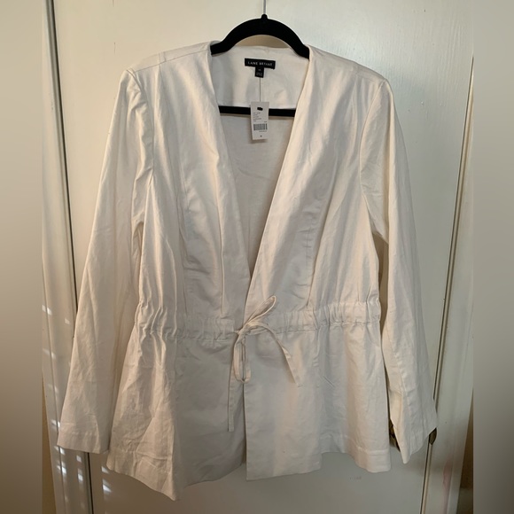 Lane Bryant, Linen, white jacket, NWT, Size 18 - Picture 1 of 5
